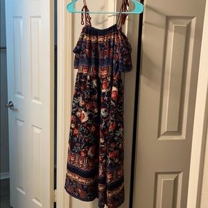 Boho off the shoulder dress